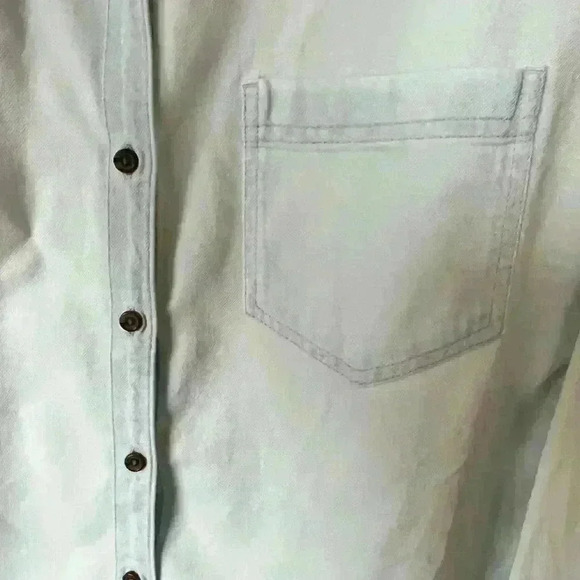 Prana Edina Chambray Tie Front Button Down Shirt - Picture 6 of 8